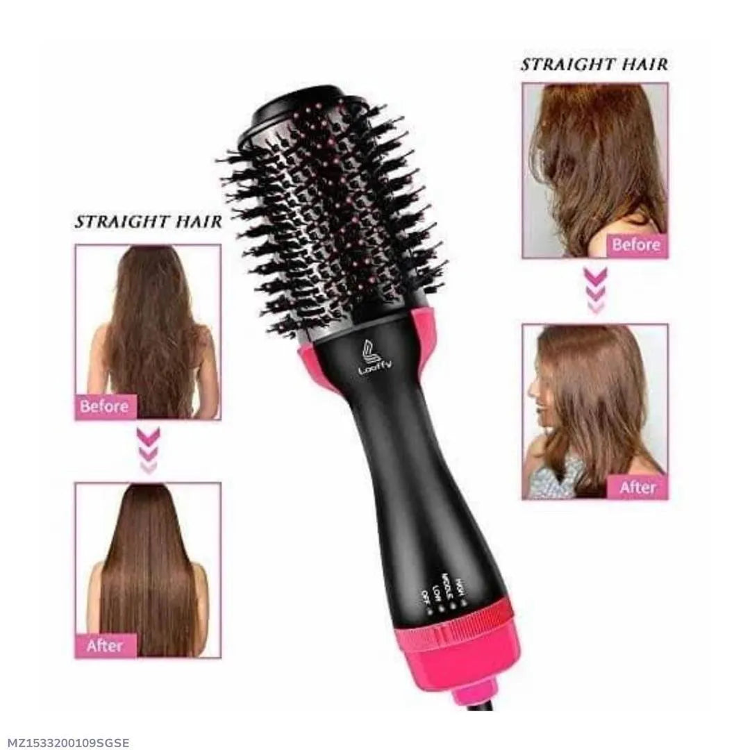 Professional One Step Hot Air Brush | 3-in-1 Dryer, Straightener & Volumizer for Effortless Styling