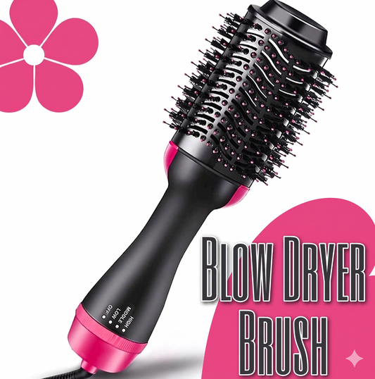 Professional One Step Hot Air Brush | 3-in-1 Dryer, Straightener & Volumizer for Effortless Styling