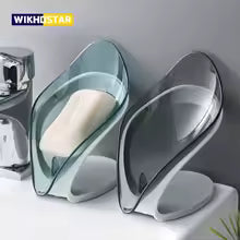 Portable Soap Holder Leafy Design ABS Durable