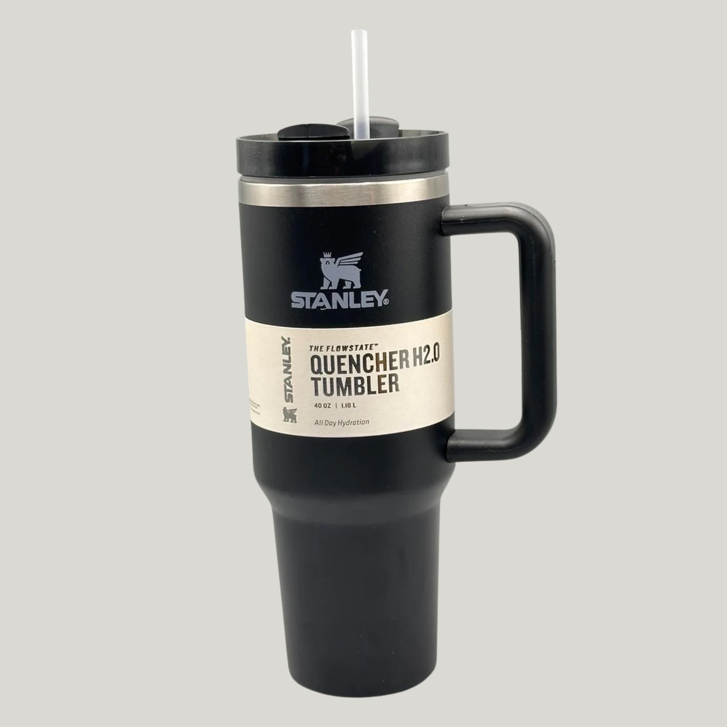 Light Blue Stanley 40 Oz Stainless Steel Tumbler | Leak-Proof Vacuum Insulated Travel Mug | Hot & Cold