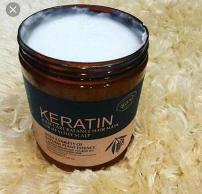 Brazil Nut Keratin Hair Mask 500ml | Nourishing, Strengthening & Smoothing Hair Treatment