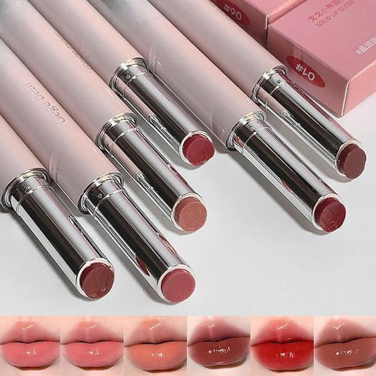 6 Pcs Velvet Matte Lipsticks Red Pink Set