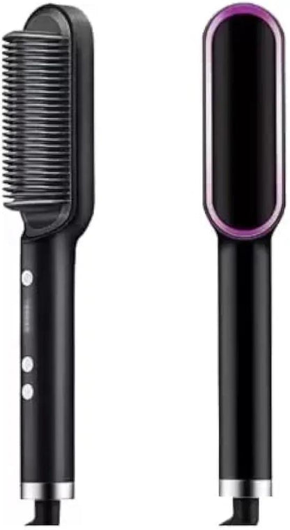 Corded Hair Dryer Brush Green Black Salon Quality Fast Drying