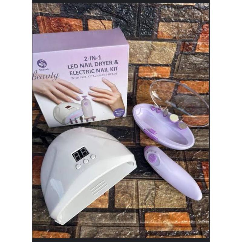 2 in 1 Nail Dryer and Electric Nail Kit