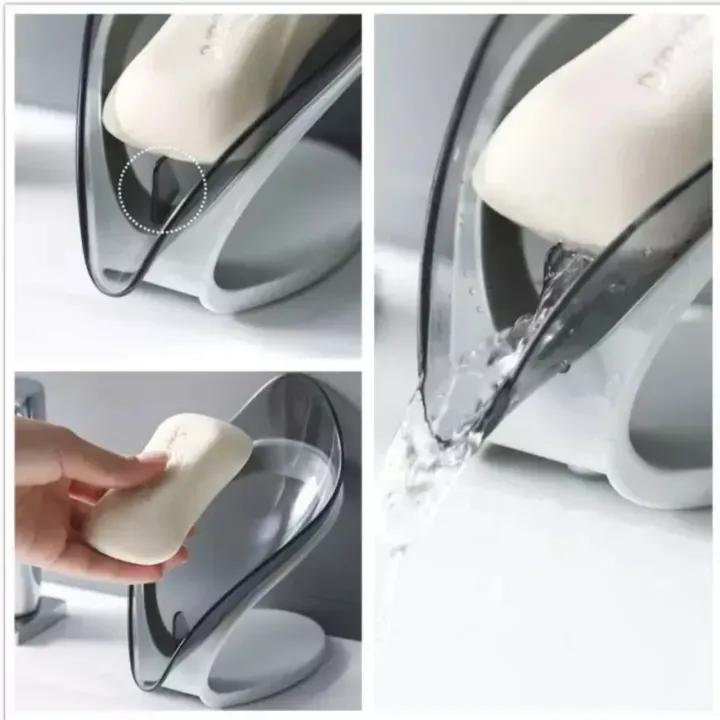 Portable Soap Holder Leafy Design ABS Durable