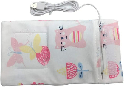 USB Milk Bottle Warmer for Babies Pink Blue Portable Warmers