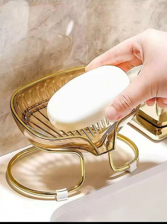 Golden Portable Soap Holder for Bathroom