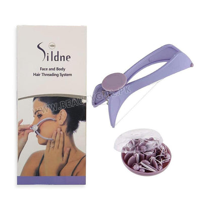 Sipne Face and Body Hair Threading System | Cotton Threading Device for Eyebrows Face & Body | Random Color