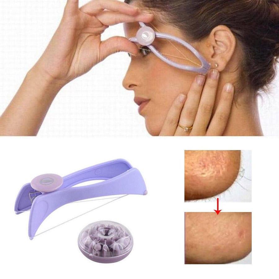 Sipne Face and Body Hair Threading System | Cotton Threading Device for Eyebrows Face & Body | Random Color