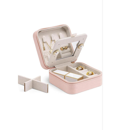 Pink 2-Piece Jewelry Box Set for Women