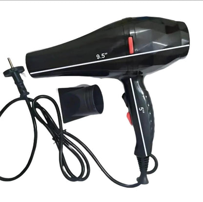 Fast Drying Hair Dryer Black ABS Plastic