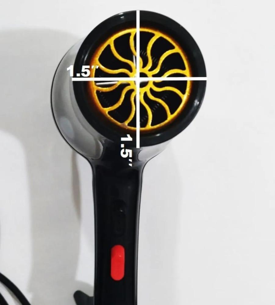 Fast Drying Hair Dryer Black ABS Plastic