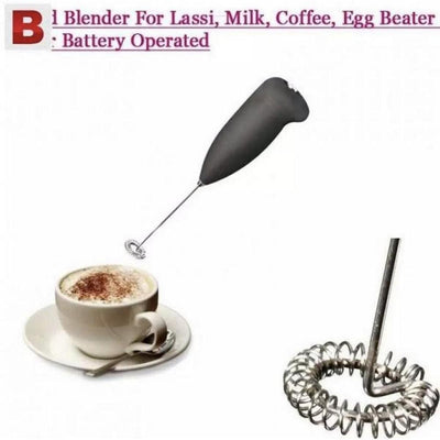 Handheld Battery Operated Coffee Milk Whisker Mixer