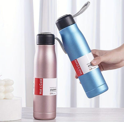 Premium Insulated Water Bottle 550ml Stainless Steel 5 Colors