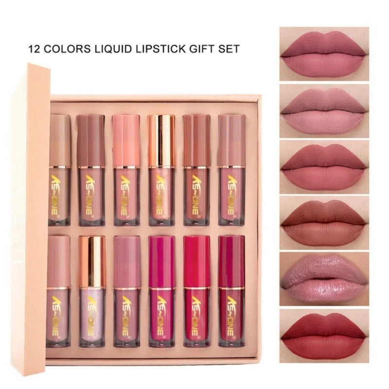 Liquid Lipstick Set | High-Pigment, Waterproof & Long-Lasting