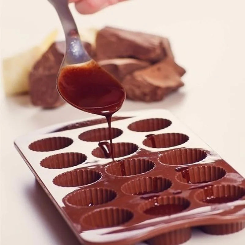 Silicone Chocolate Molds Shapes | Non-Stick Candy & Cake Making Mold for Kids & Adults | Random Shapes
