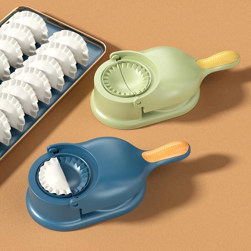 Dumpling & Samosa Maker 2-in-1 | Mini Manual Tortilla & Dough Press | Random Colors