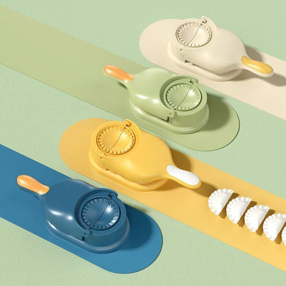 Dumpling & Samosa Maker 2-in-1 | Mini Manual Tortilla & Dough Press | Random Colors