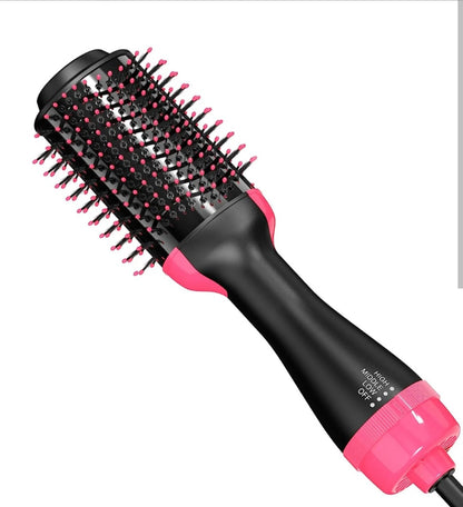 Professional One Step Hot Air Brush | 3-in-1 Dryer, Straightener & Volumizer for Effortless Styling