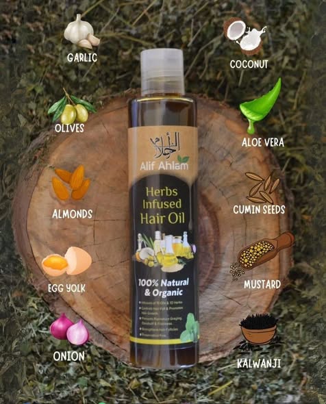 Alif Ahlam Herbs Infused Hair Oil