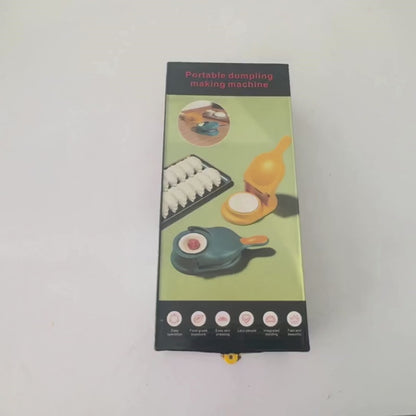 Dumpling & Samosa Maker 2-in-1 | Mini Manual Tortilla & Dough Press | Random Colors