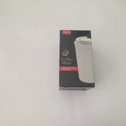 Black 510ML Stainless Steel Vacuum Insulated Thermos Flask Travel Mug with Temperature Display