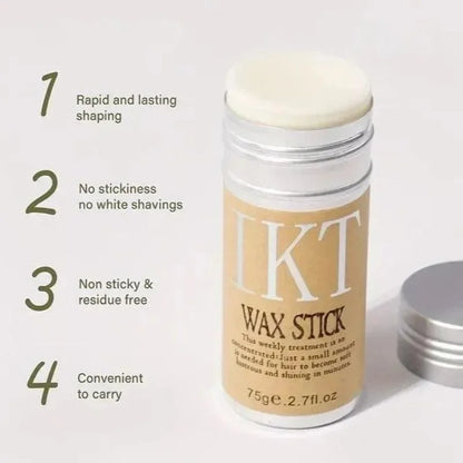 IKT Hair Wax Stick | Strong Hold Styling Gel Cream for Men Women & Kids